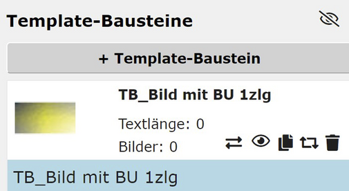 Symbole bildbaustein