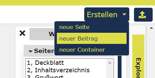 Neuer beitrag