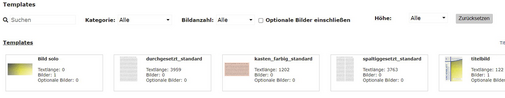 Template bibliothek