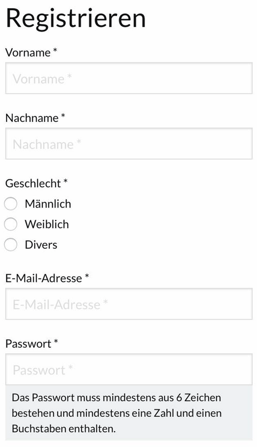 Registrieren